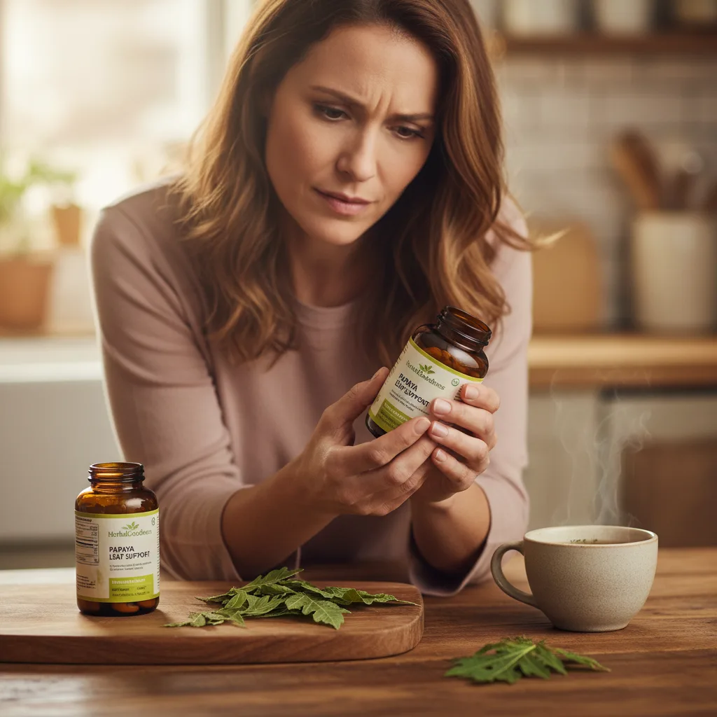 Papaya Leaf Extract capsule format
