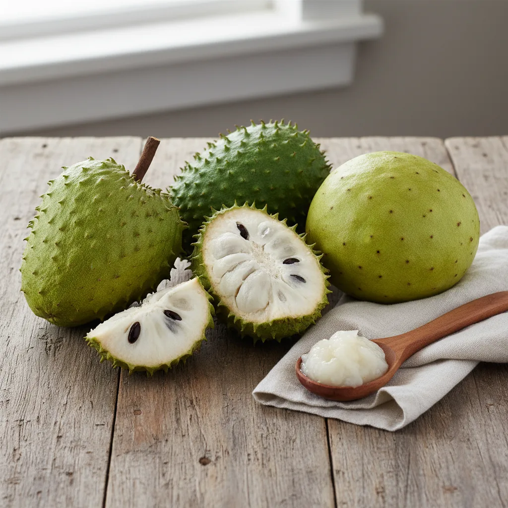 soursop leaf tea brewing