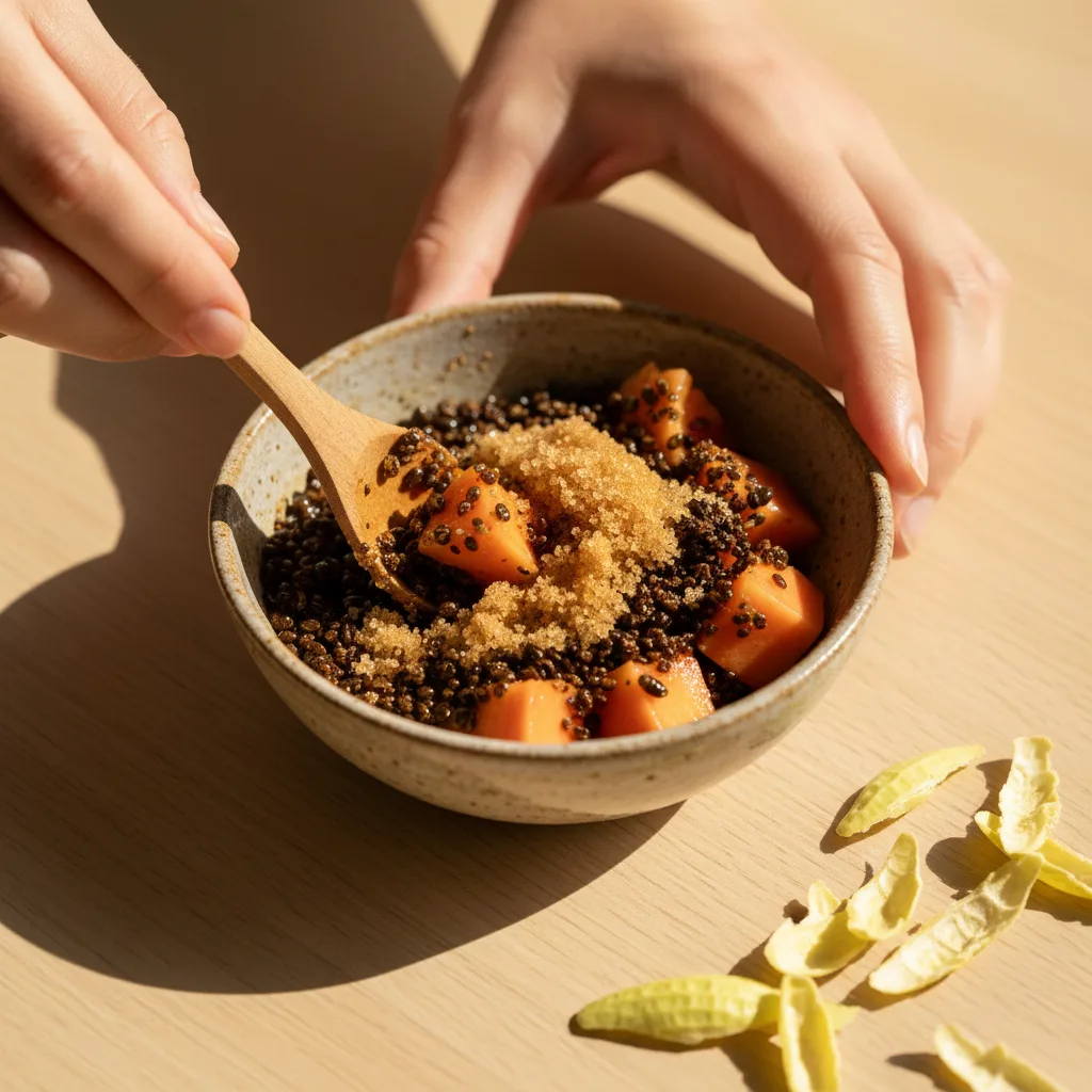 DIY Papaya Hair Rinse