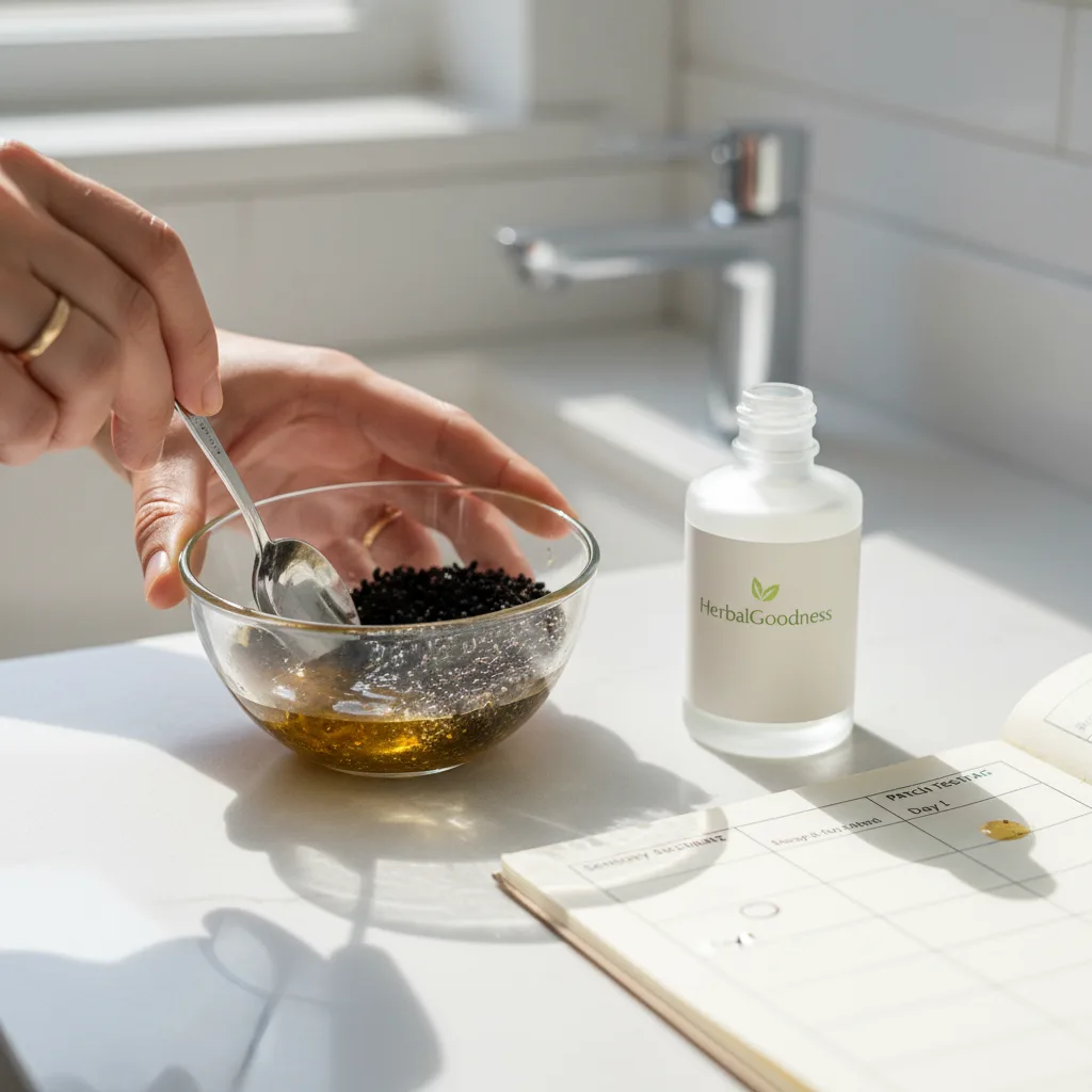 patch test papaya seed oil