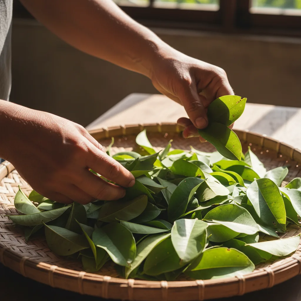 tropical soursop leaf infusion