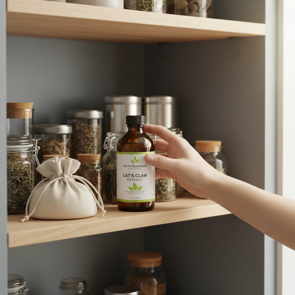 cat's claw supplement measuring