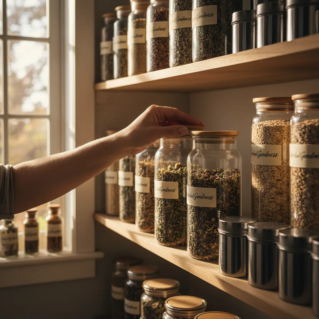 airtight tea storage at home