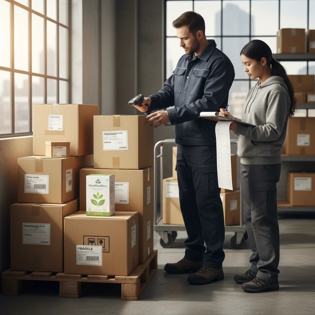 Bulk tea import sample and laboratory testing