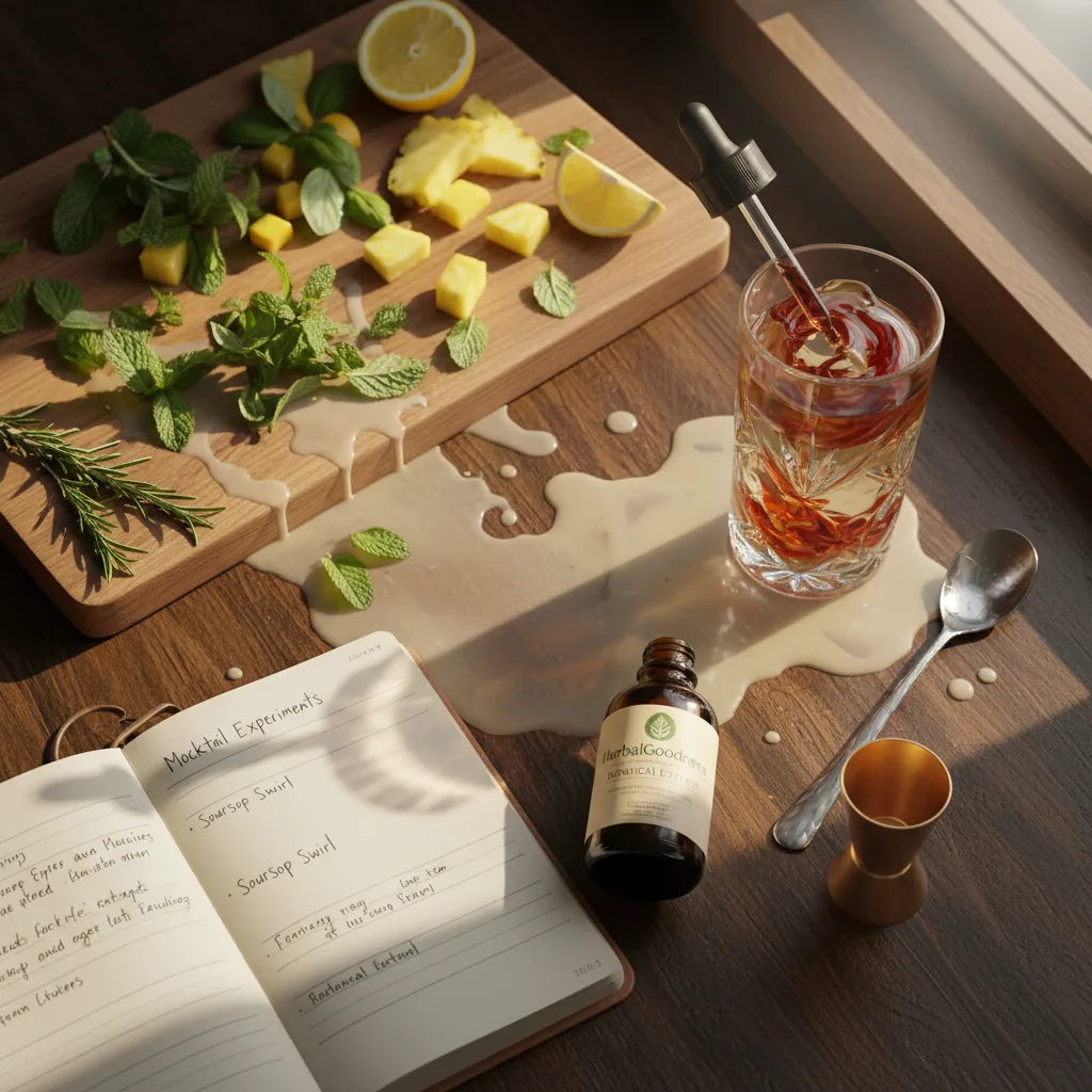 soursop mocktail spritz