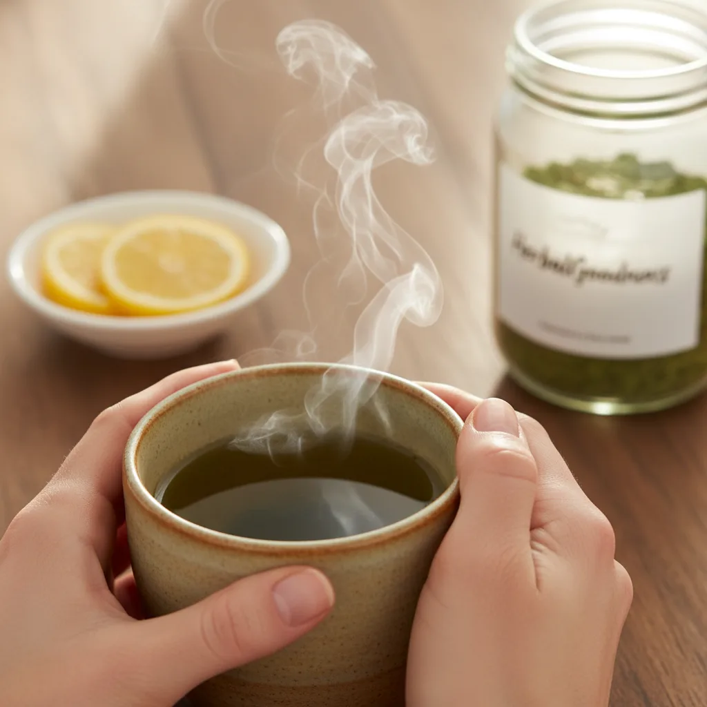 moringa tea journaling