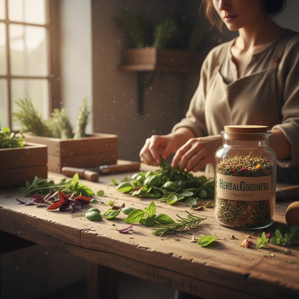 herbal tea supply chain process