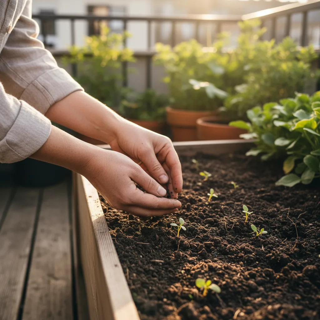 organic plant protein powder in a bowl