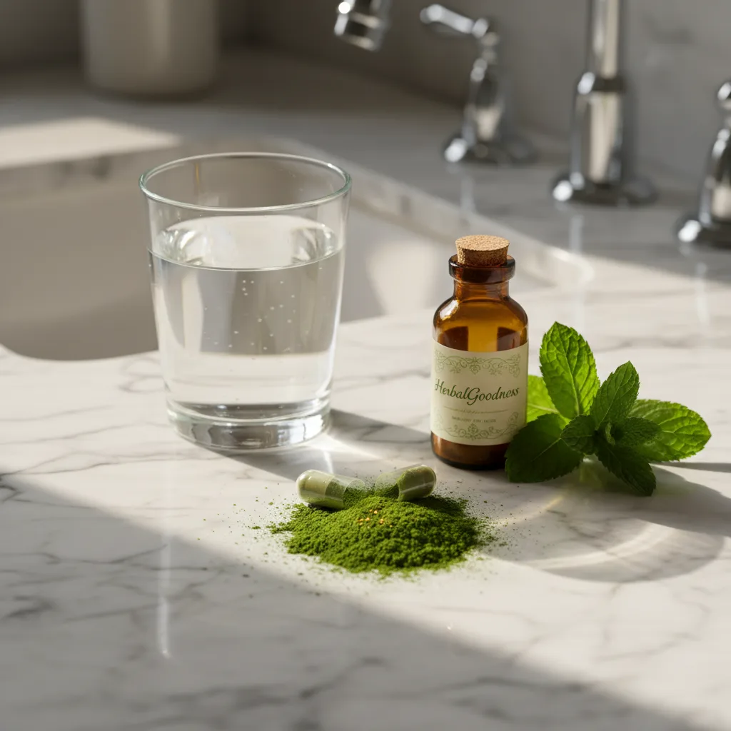 herbal tinctures and capsules