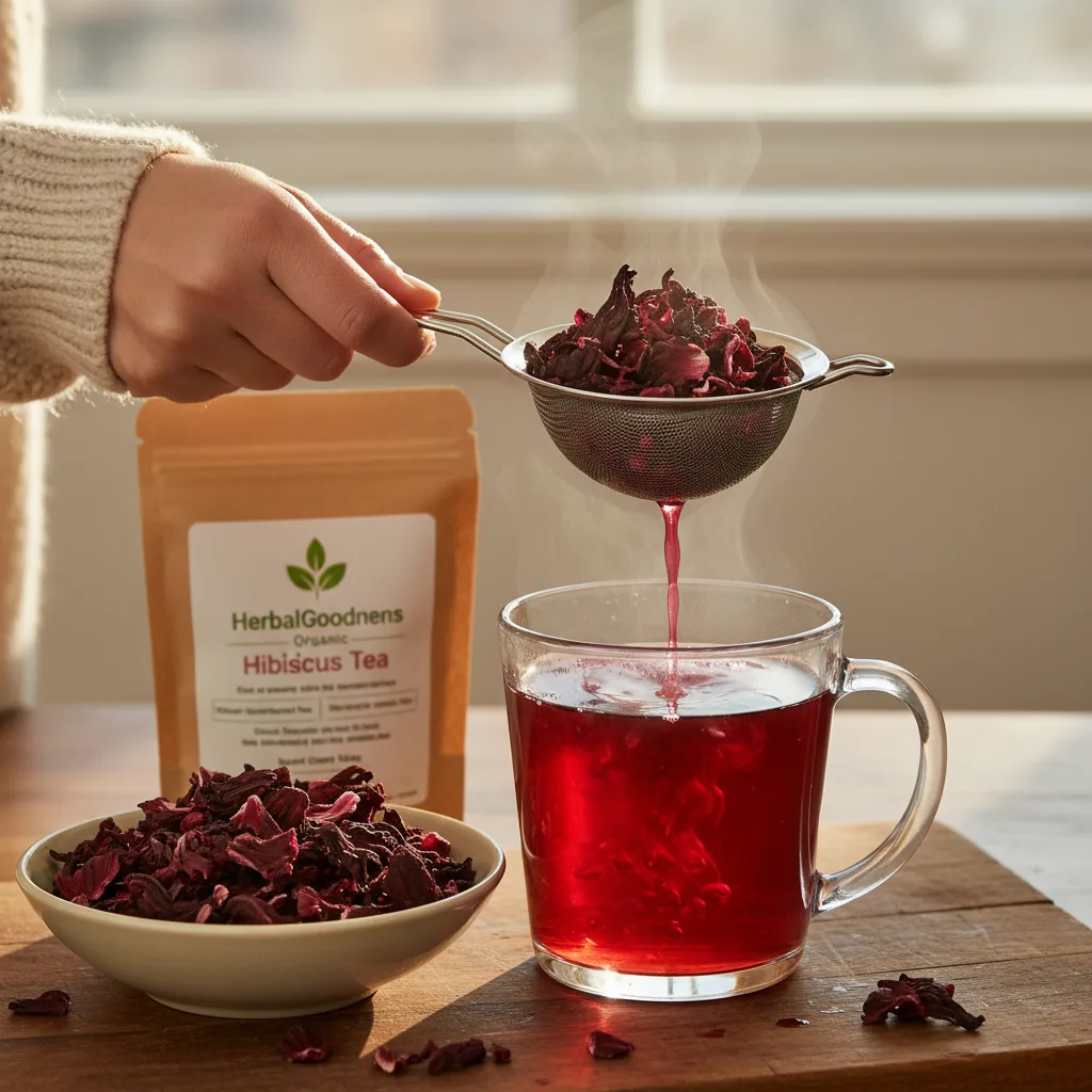 dried hibiscus petals compared for cut size