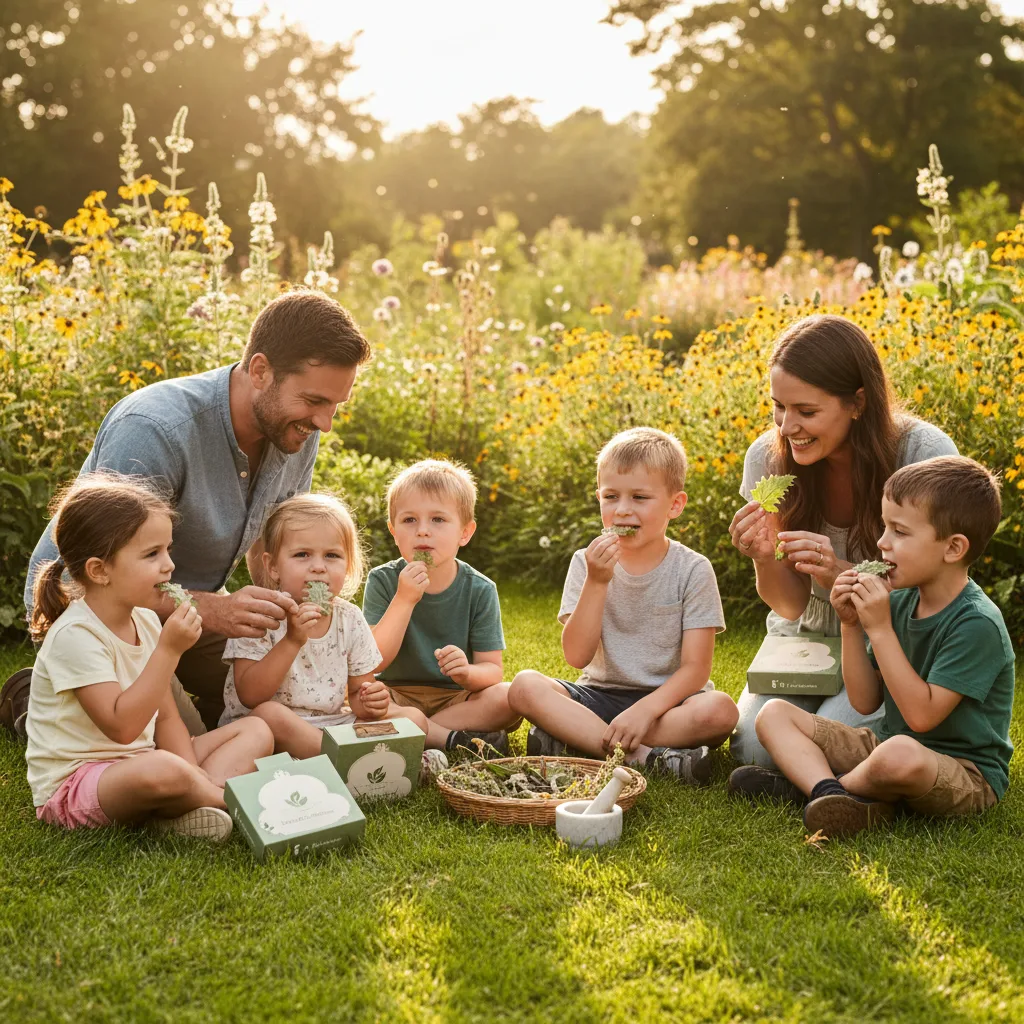 mullein leaf sensory fun