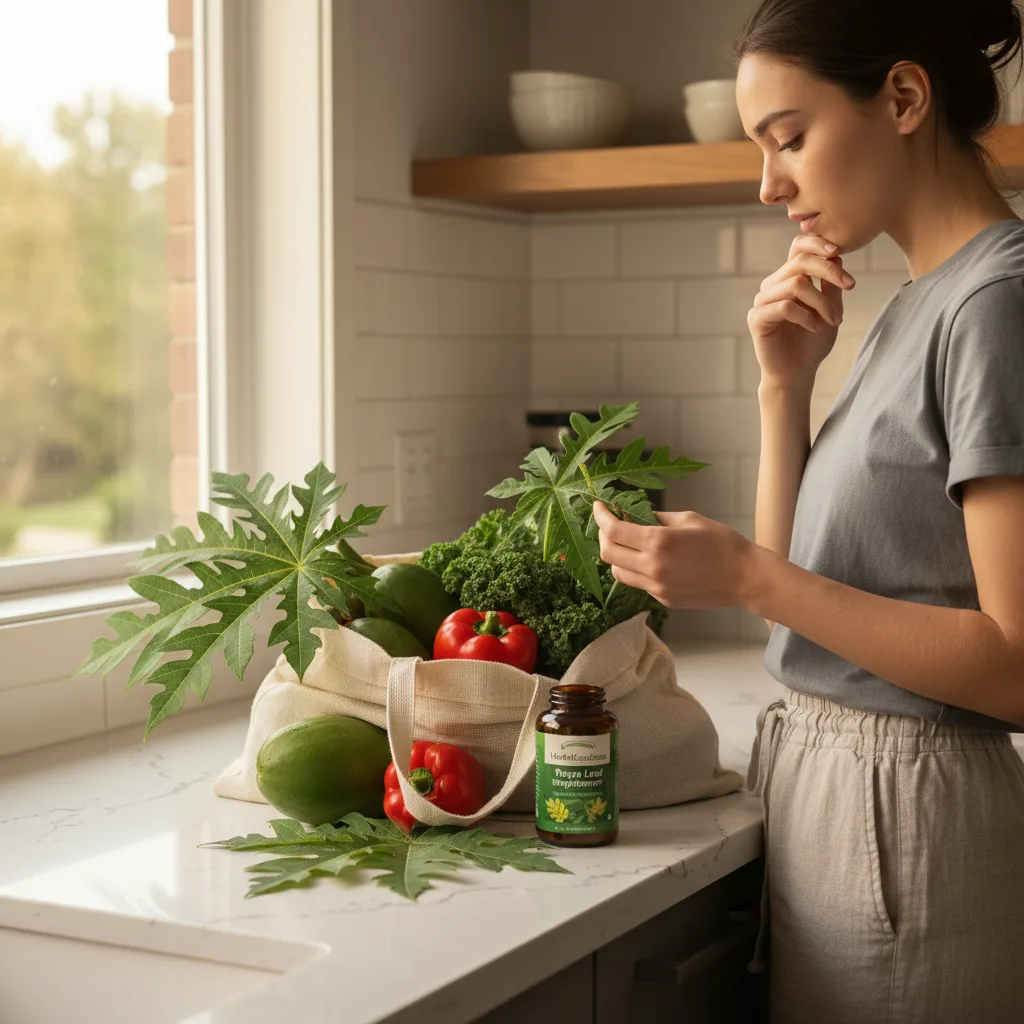 papaya leaf supplement market