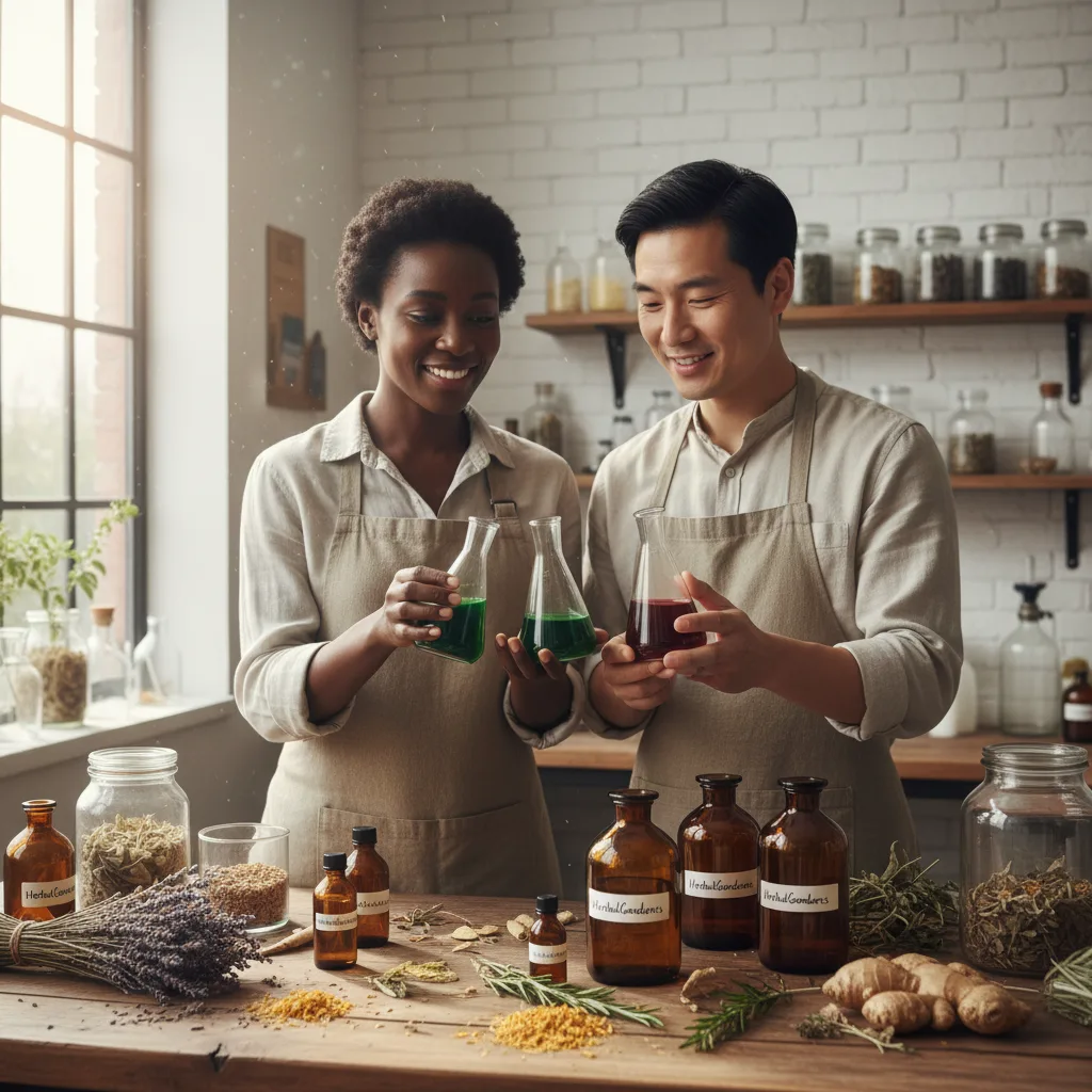 herbal extract storage container labeling