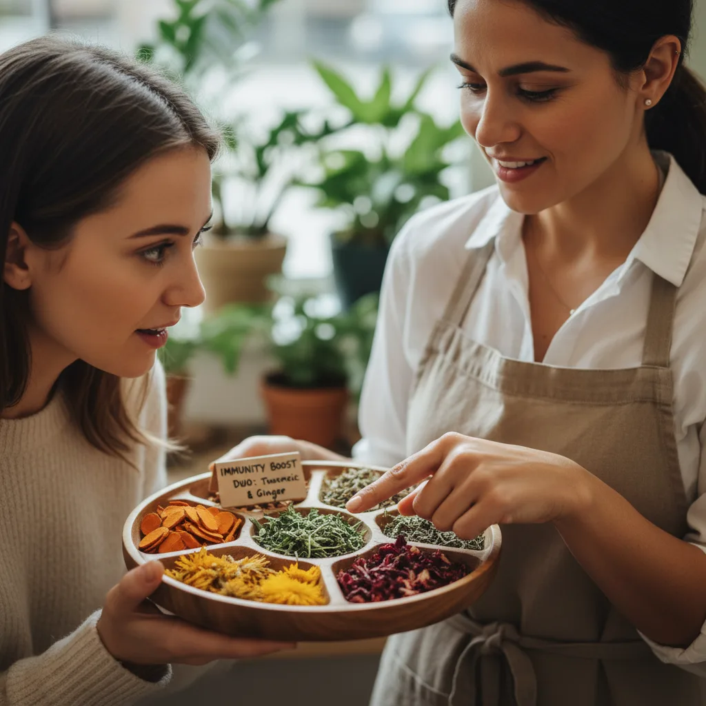 herbal retail display