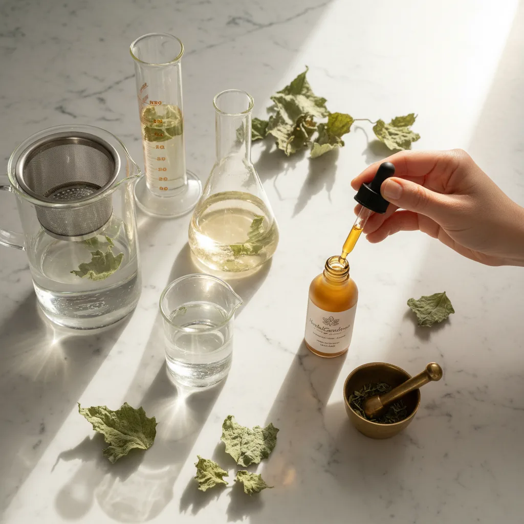 herbal extract labeling at home