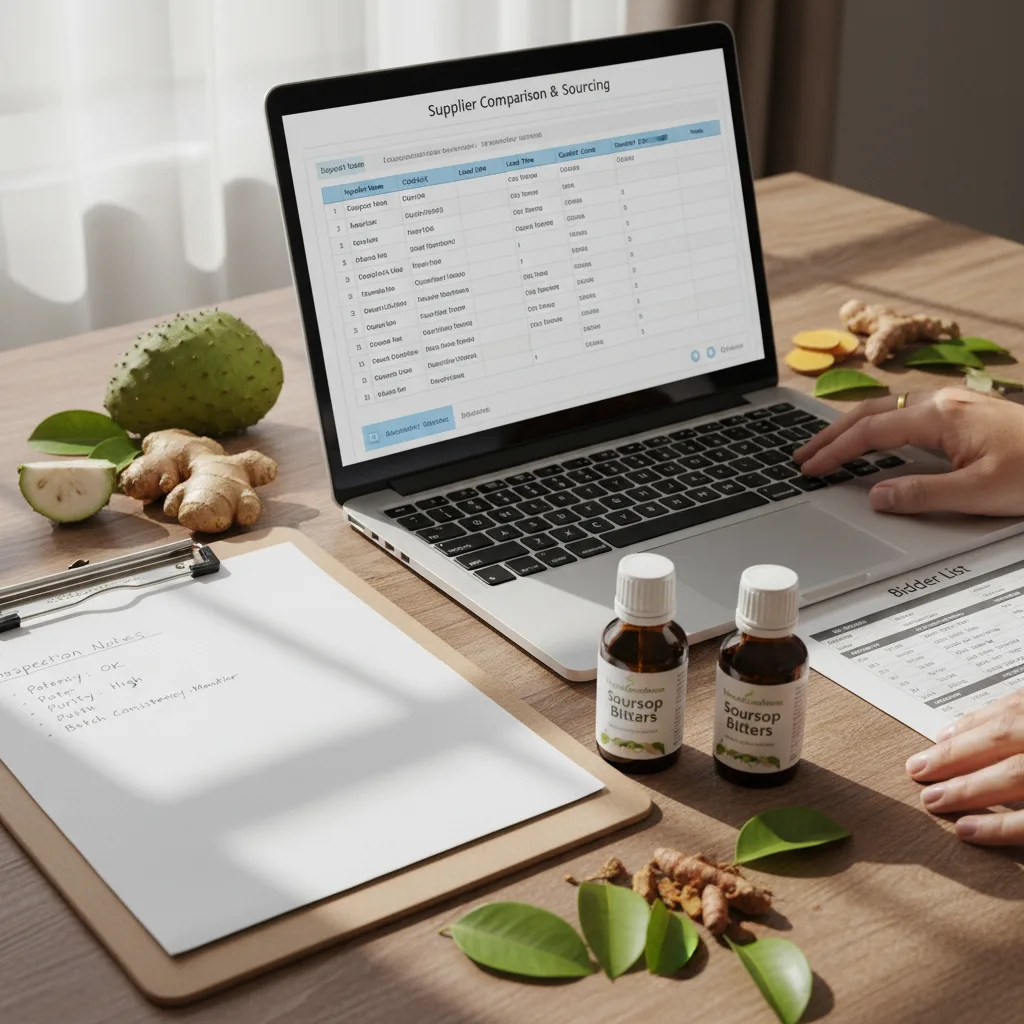 bulk soursop bitters quality control