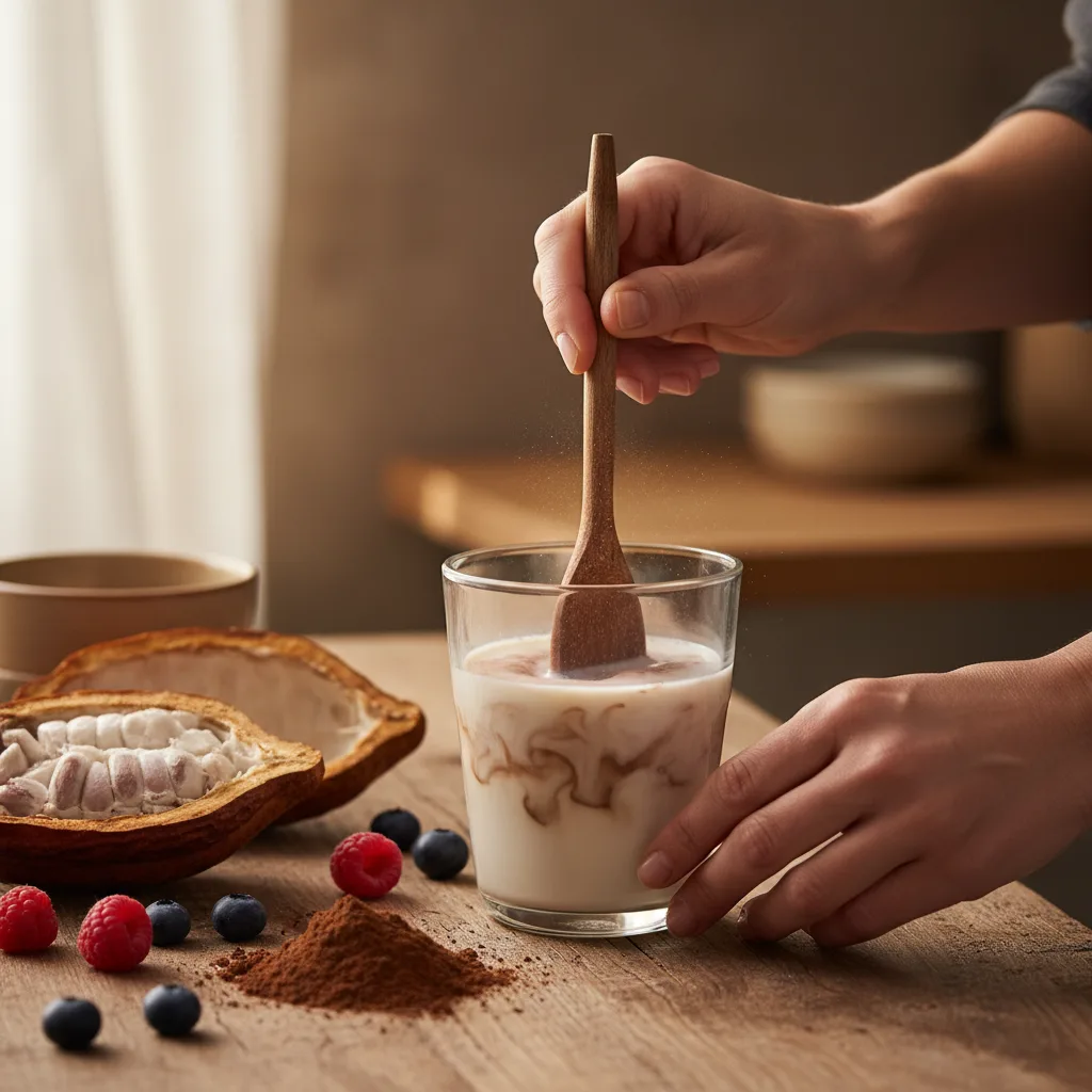 Cocoa fiber ingredients