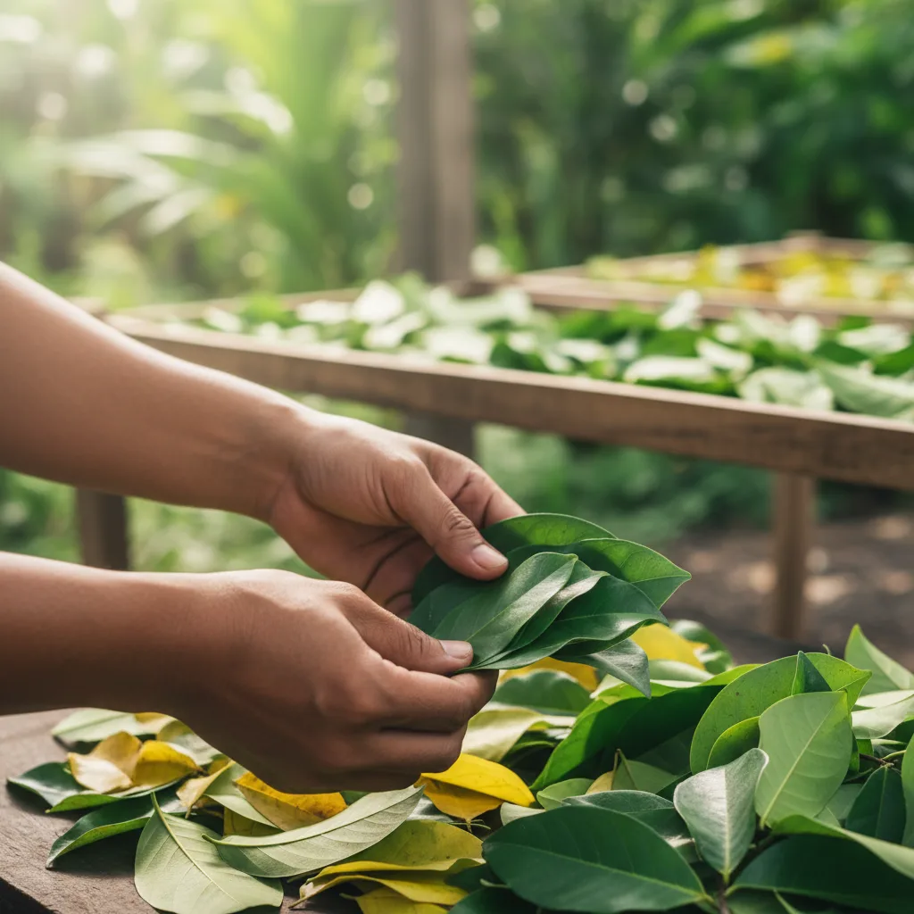 soursop leaf tea preparation