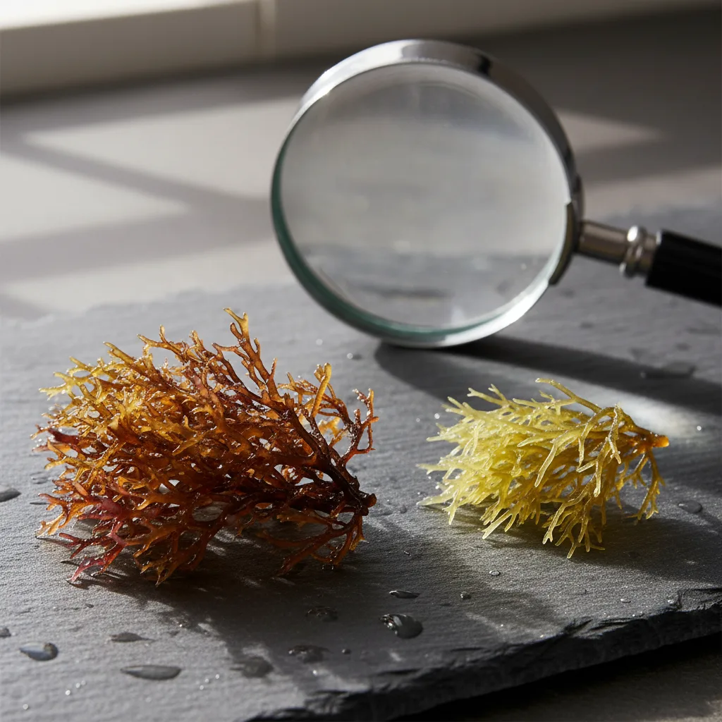 fresh and prepared sea moss