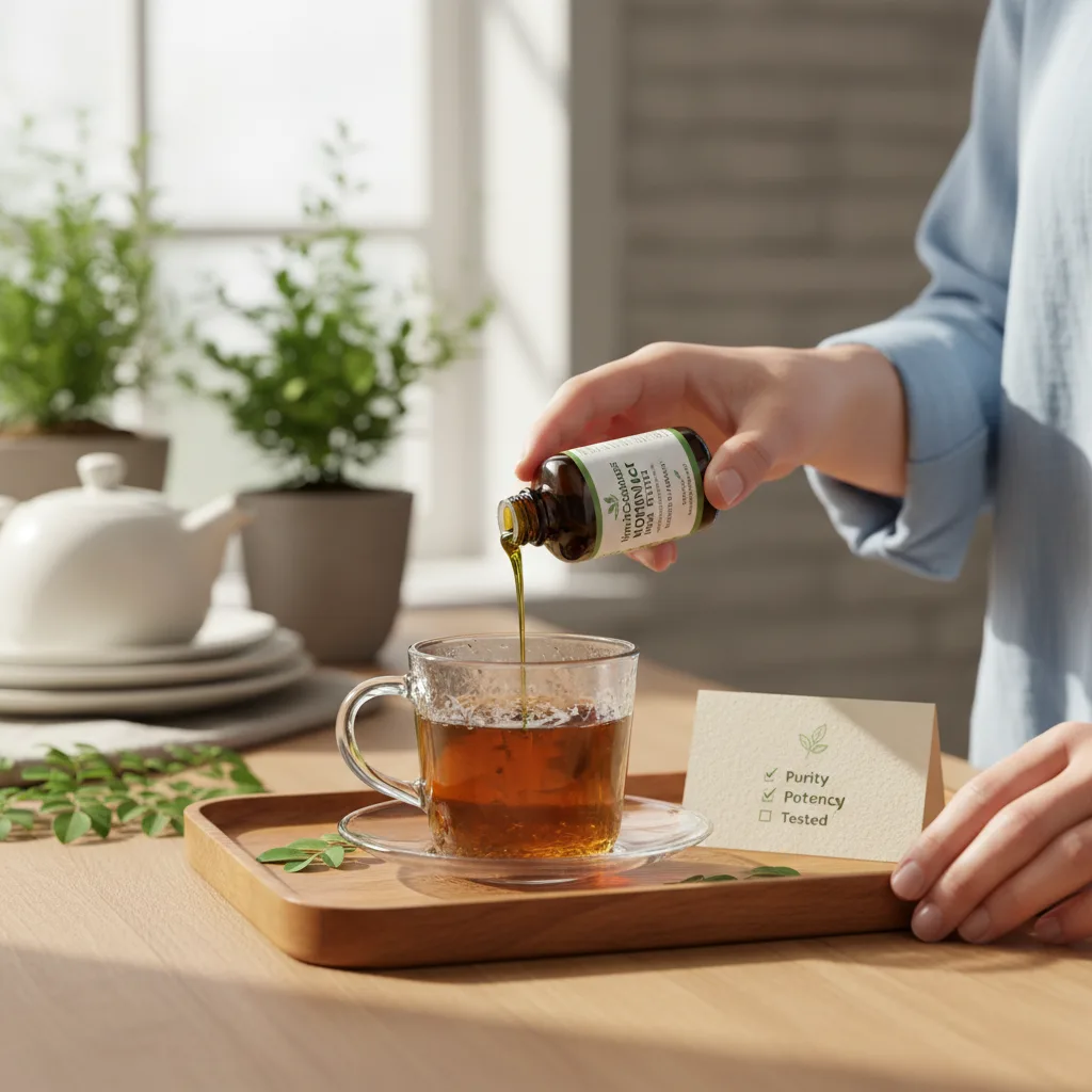 label batch tracking on moringa products