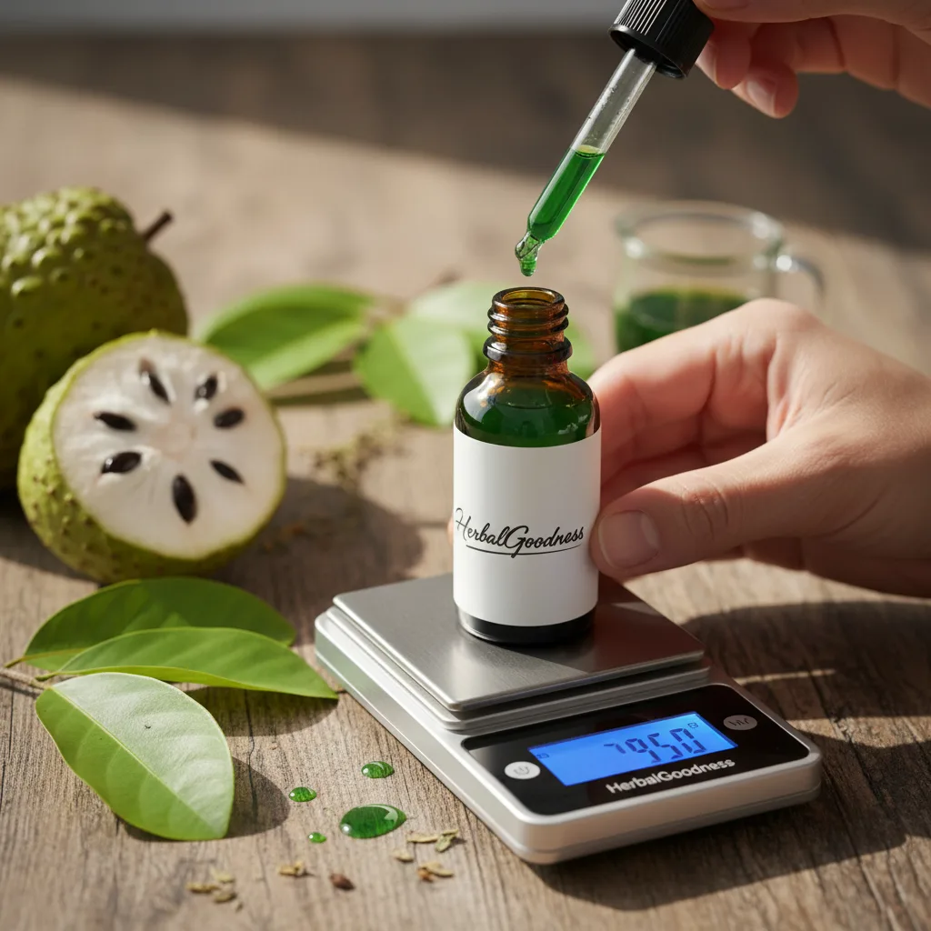 Soursop Tea Brewing