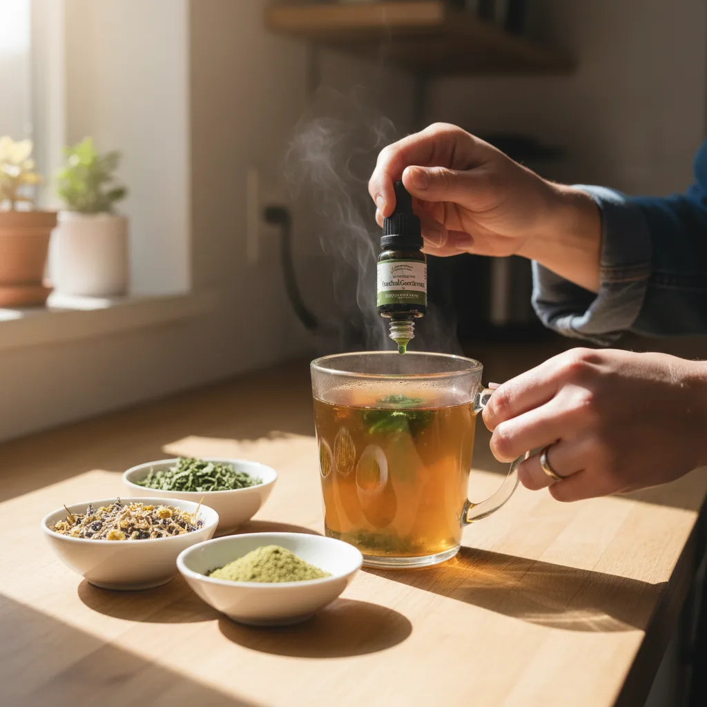 moringa powder in bowl