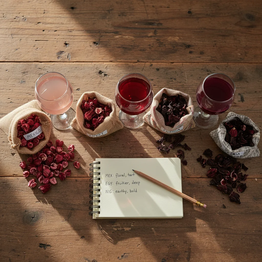 hibiscus tea iced drinks tasting