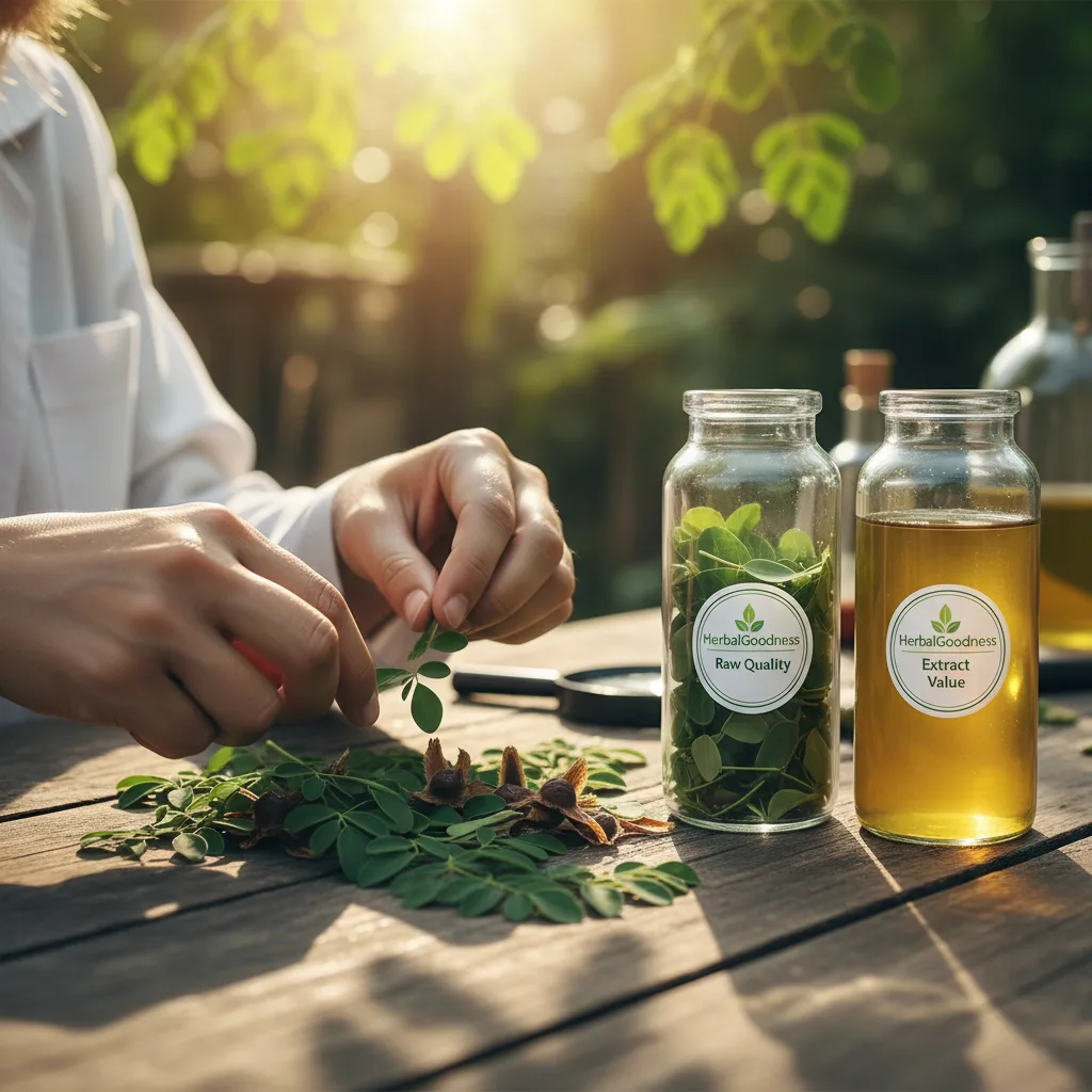 organic moringa leaves