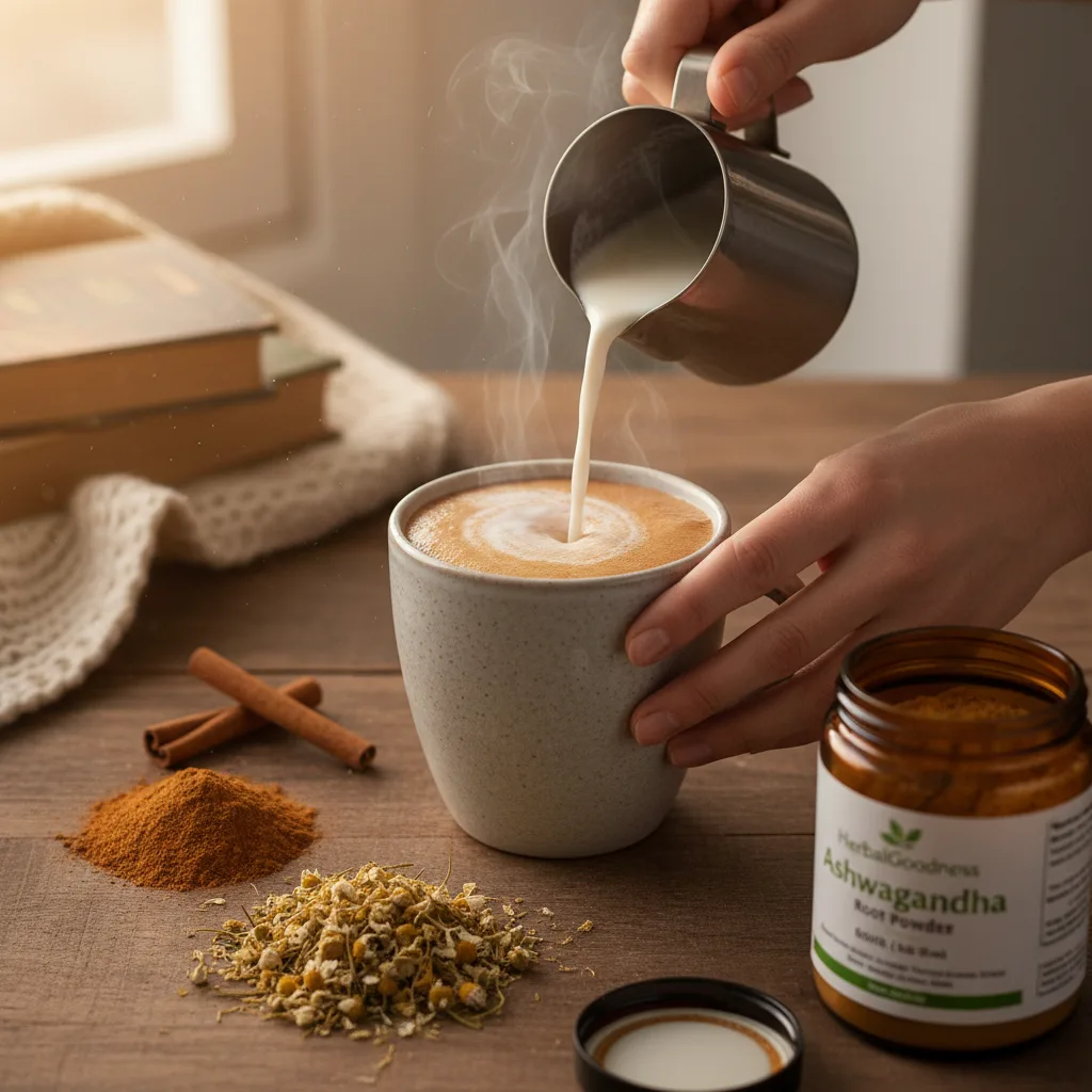 ashwagandha powdered root night ritual