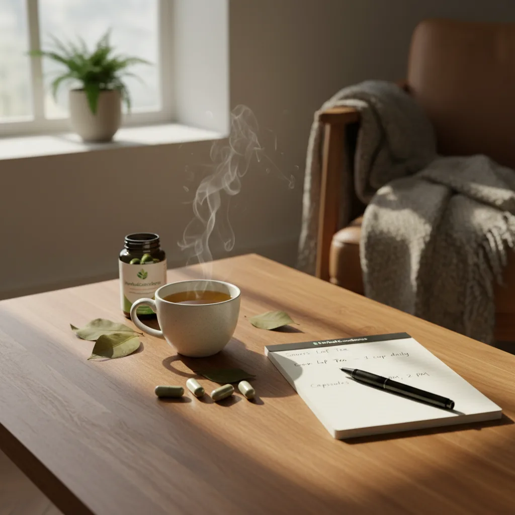 soursop tea and capsule comparison