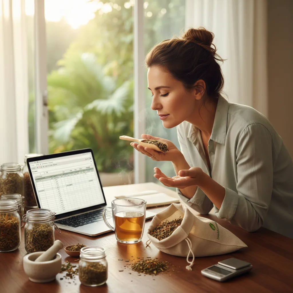 herbal tea lab quality check