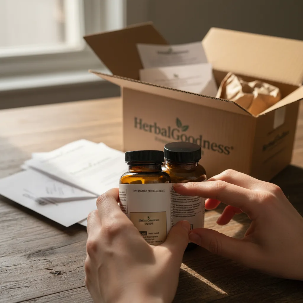 herbal supplement barcode scanning