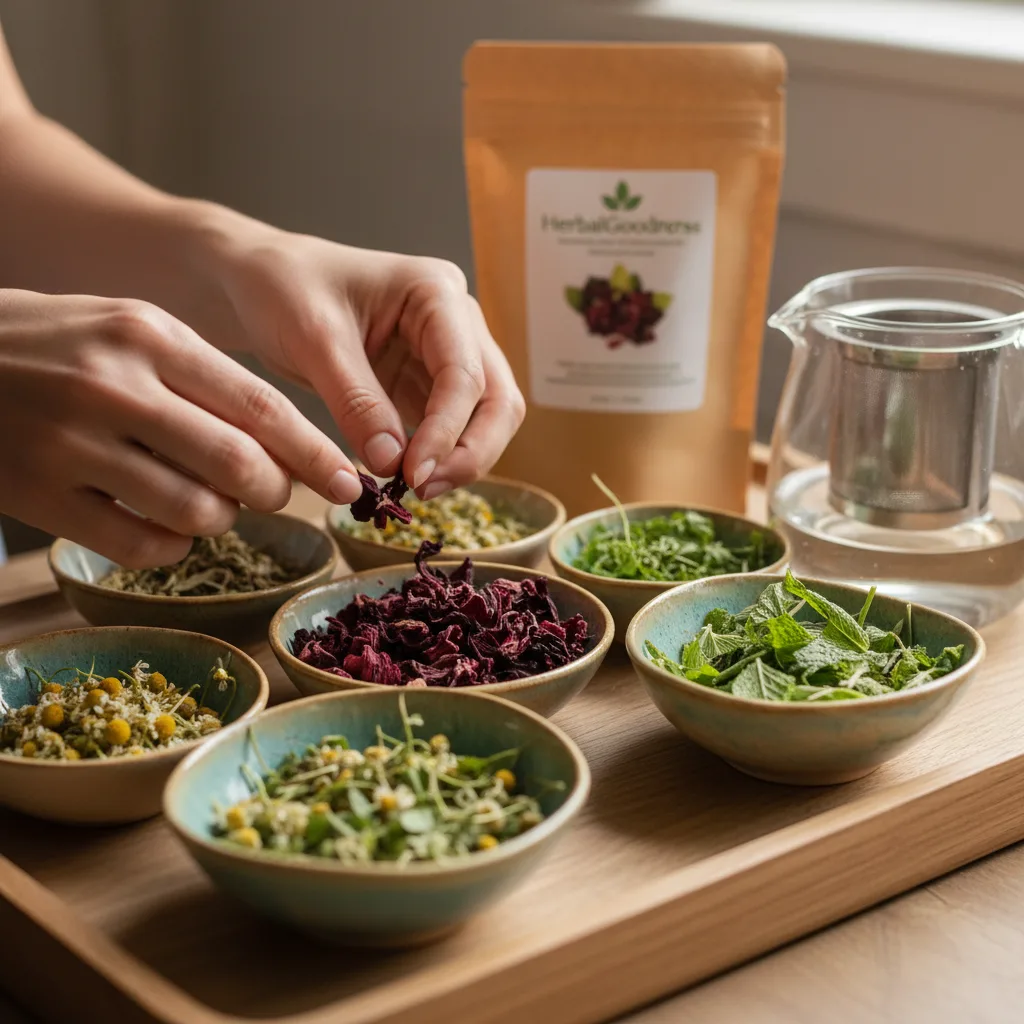 calming tea ritual hibiscus