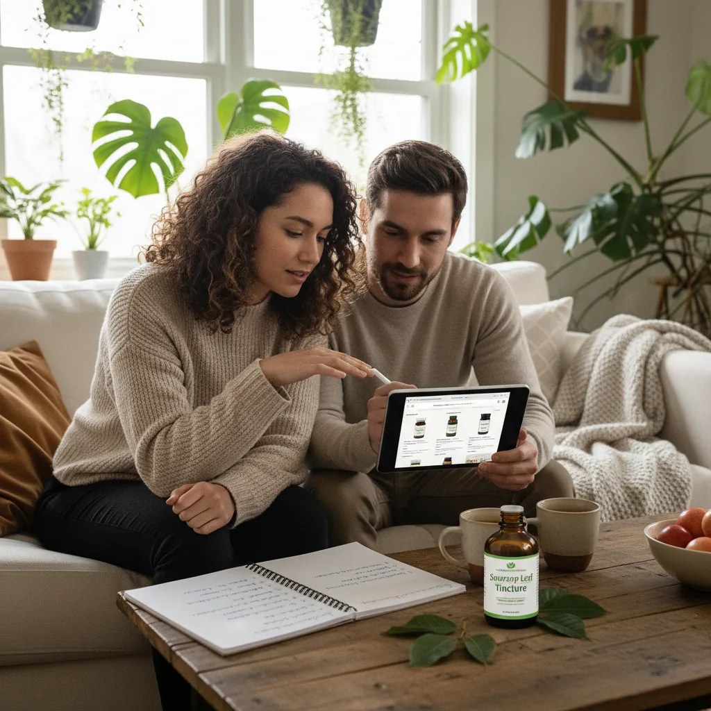 soursop tincture label guide