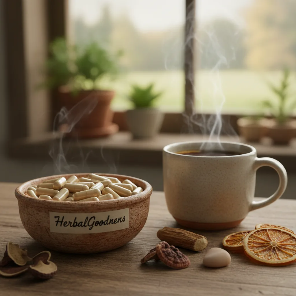 herbal tea calm focus ritual