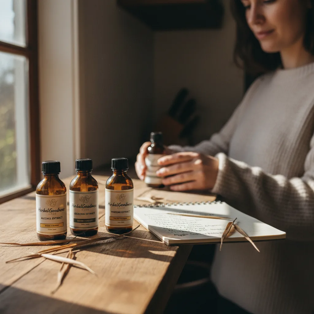 bamboo leaf tincture extraction methods
