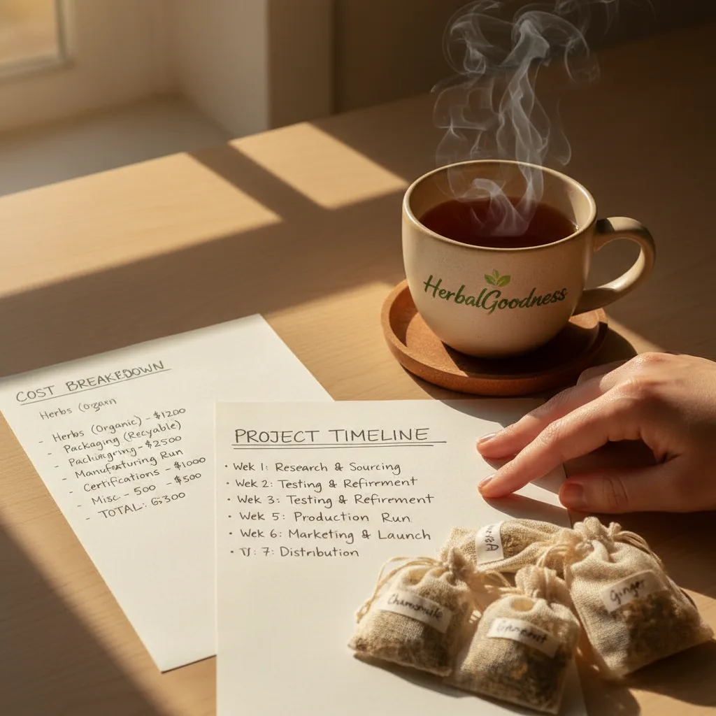 herbal tea manufacturing testing