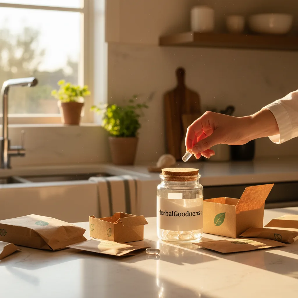 herbal supplement manufacturing carbon footprint