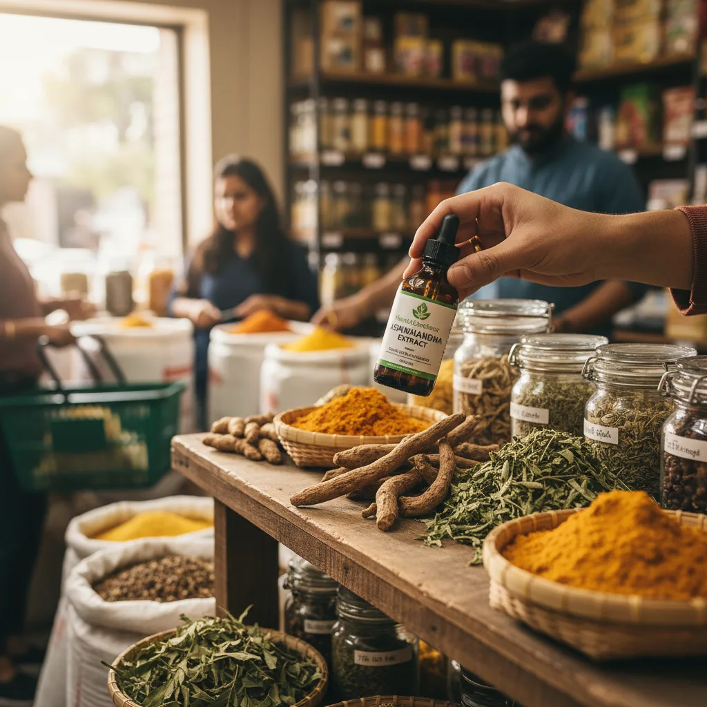 herbal supplement label reading