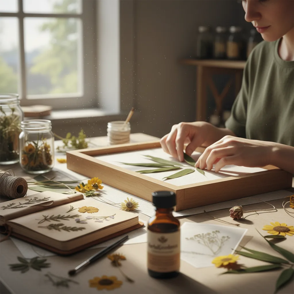 botanical printing art with bamboo leaf tincture