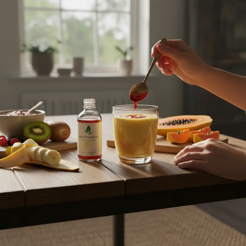 diluting papaya seed extract in water