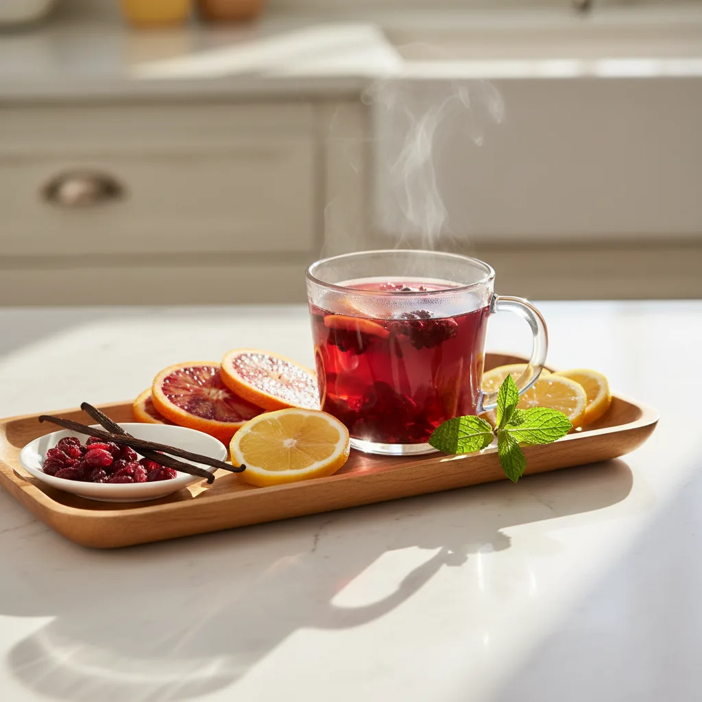 hibiscus tea flavor blends journaling herbs