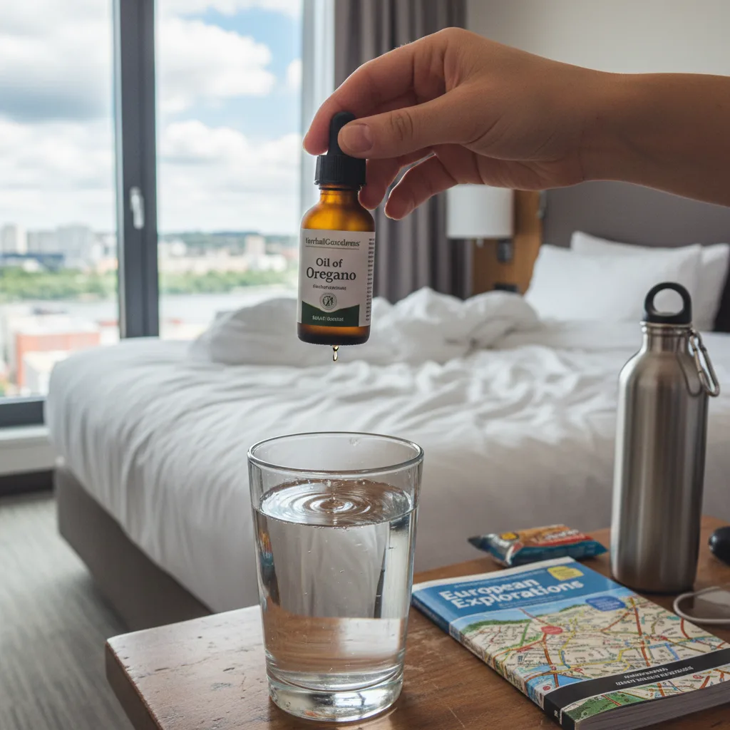 diluting oil of oregano for travel
