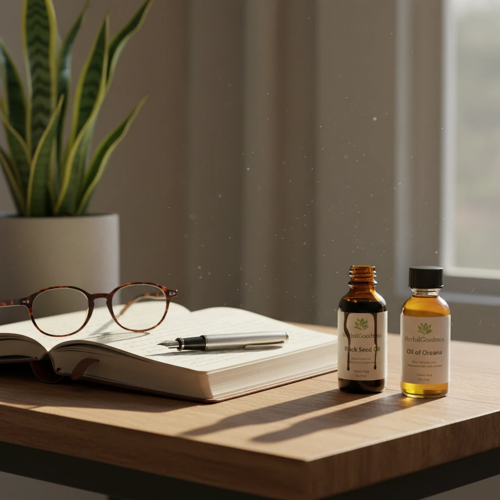 herbal oil journaling