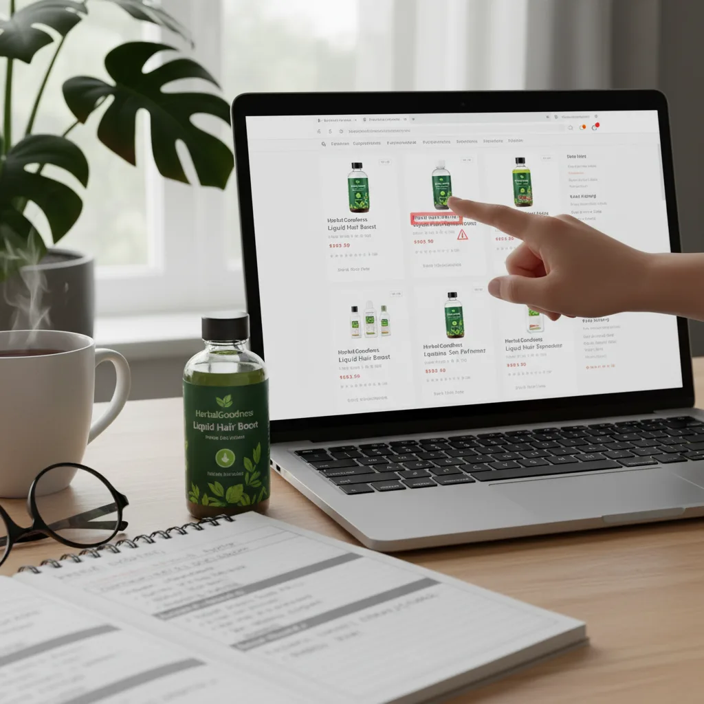 online hair supplement shopping