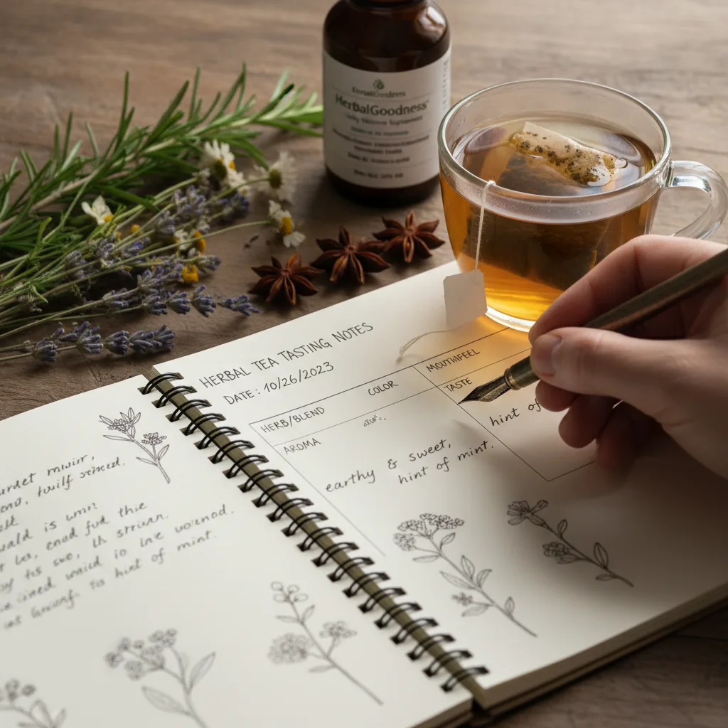 herbal tea leaves aroma