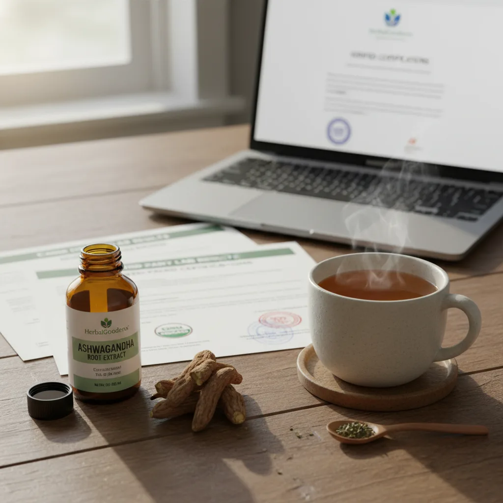 Organic Certification Logos on Herbal Supplement Packaging