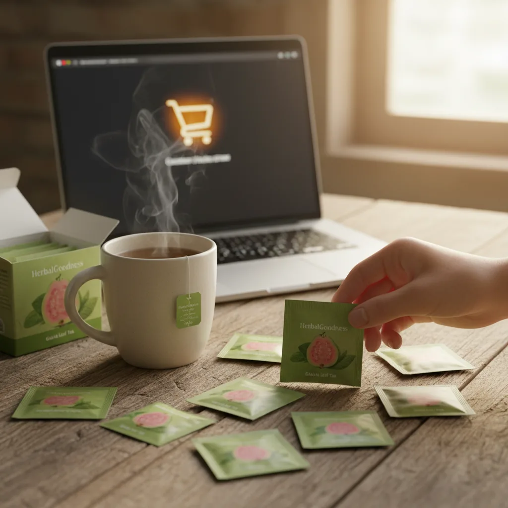 guava leaf tea eco packaging