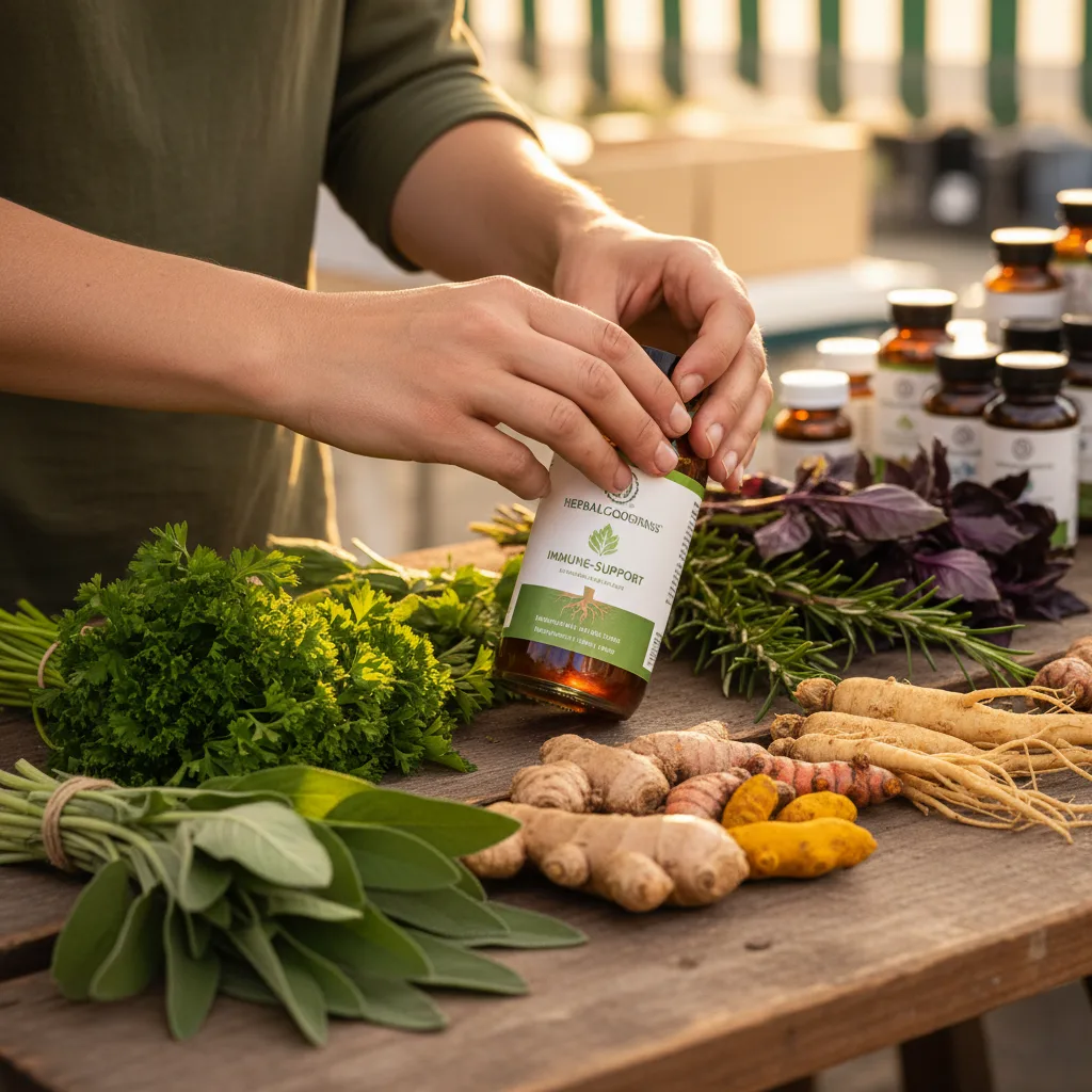 herbal supplement storage batch
