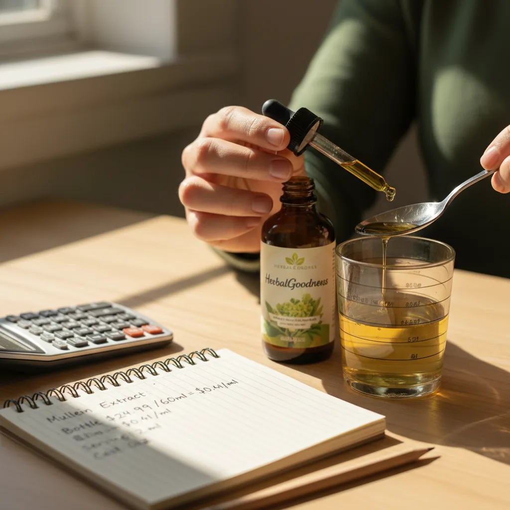 cost per serving herbal extracts